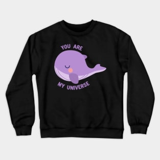 BTS tinytan whale you are my universe Crewneck Sweatshirt